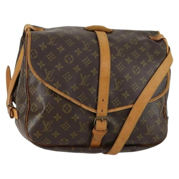 LOUIS VUITTON Monogram Saumur 35 Shoulder Bag - Picture 1 of 16